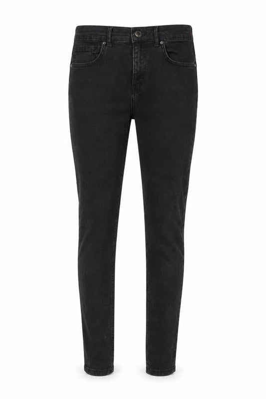 Pull&Bear Womens Black Cotton Skinny Jeans Size 10 L26 in Regular Zip - Pockets