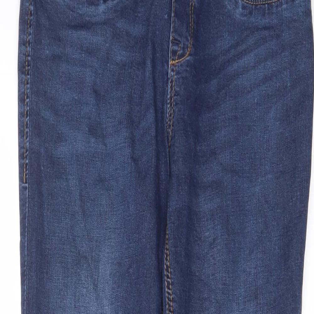 H&M Womens Blue Cotton Jegging Jeans Size 10 L29 in Regular - Pockets