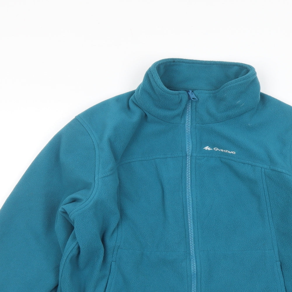 Quechua Womens Blue Jacket Size L Zip