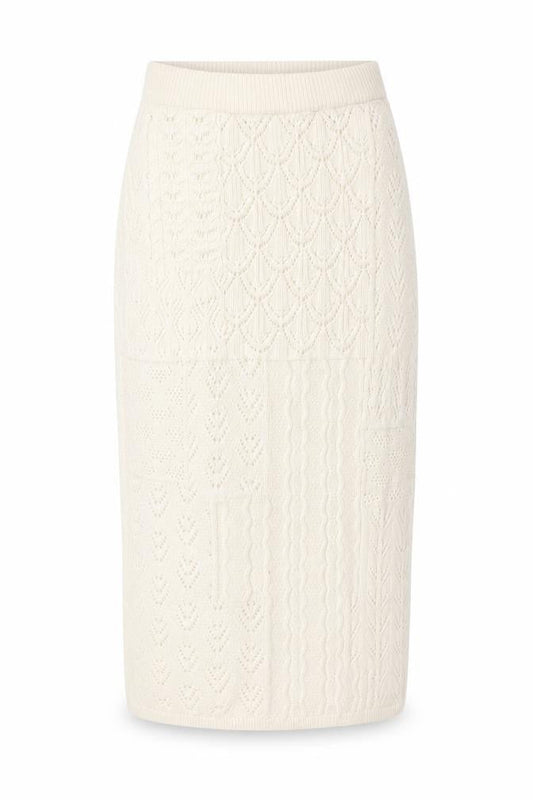 Marks & Spencer Womens Ivory Acrylic Straight & Pencil Skirt Size XS