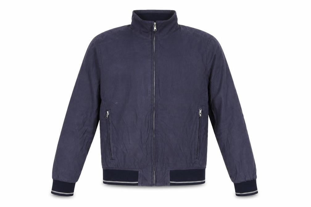 Marks & Spencer Mens Blue Bomber Jacket Jacket Size S Zip