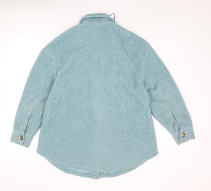 U.S. Polo Assn. Womens Blue Jacket Coat Size XS Button - Shirt Jacket