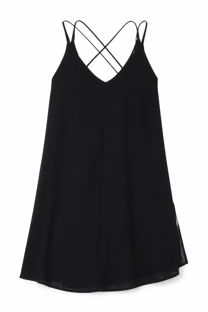 FOREVER 21 Womens Black Polyester A-Line Size XS V-Neck Pullover