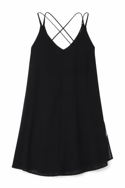 FOREVER 21 Womens Black Polyester A-Line Size XS V-Neck Pullover