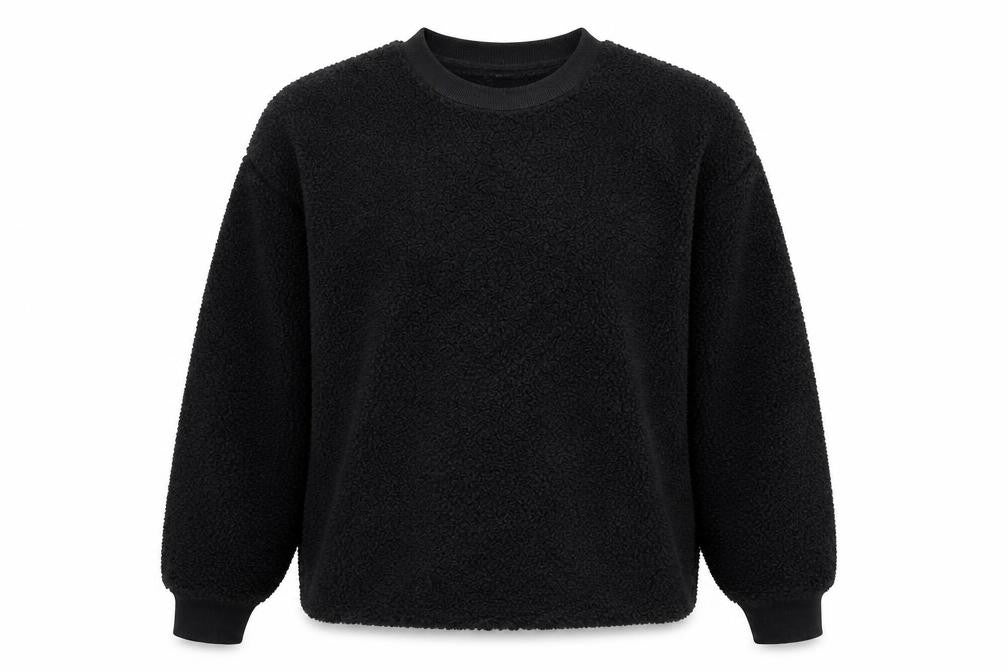 Marks & Spencer Womens Black Polyester Pullover Sweatshirt Size L Pullover