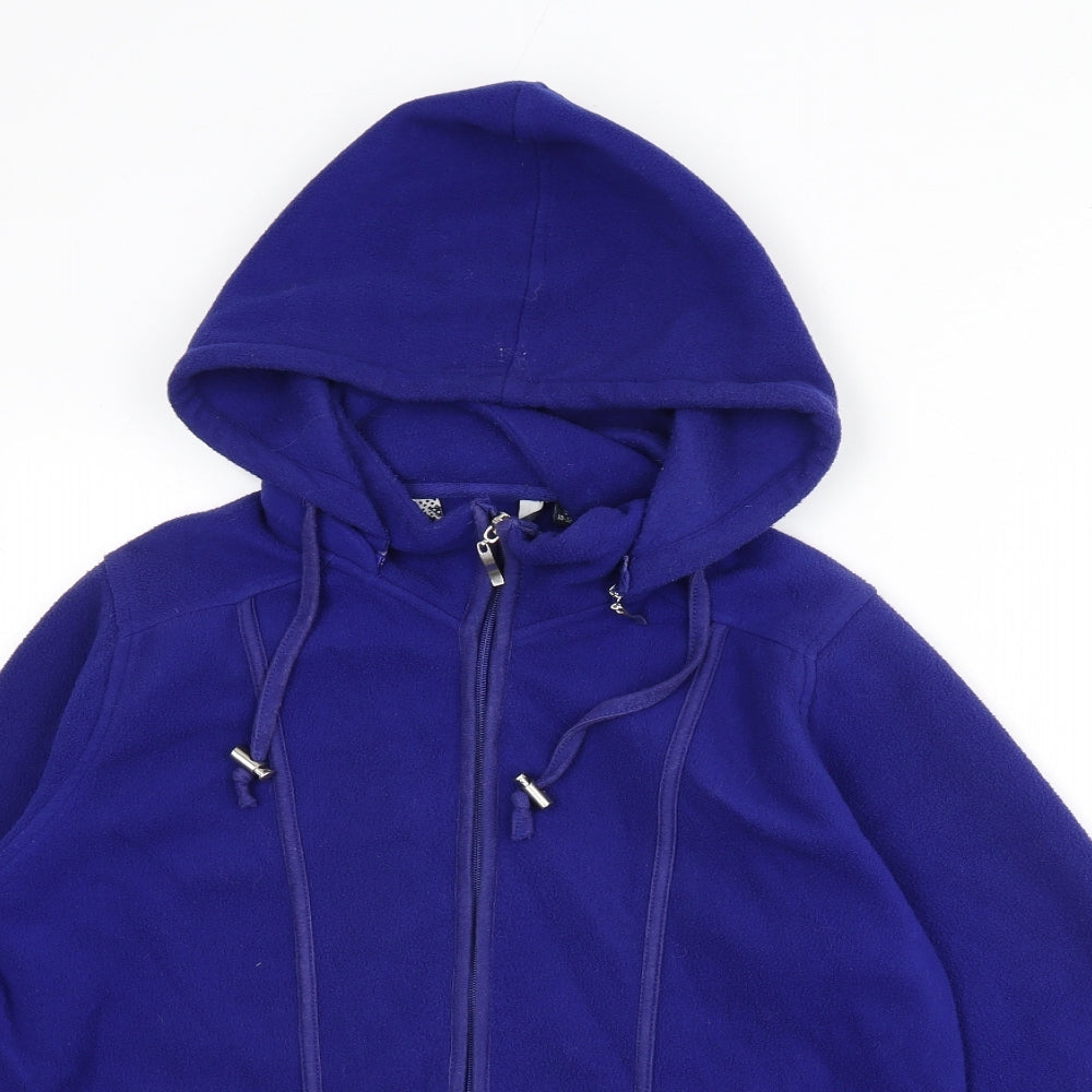 EWM Womens Blue Jacket Size 10 Zip - Size 10-12