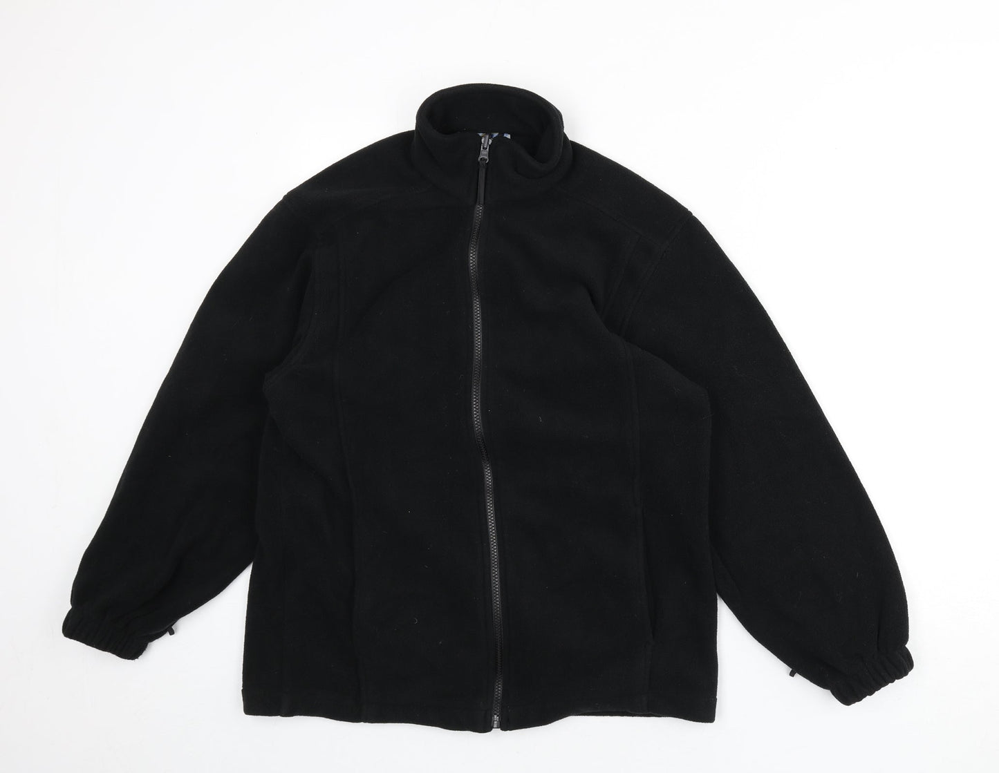 Blue Max Womens Black Jacket Size 6 Zip
