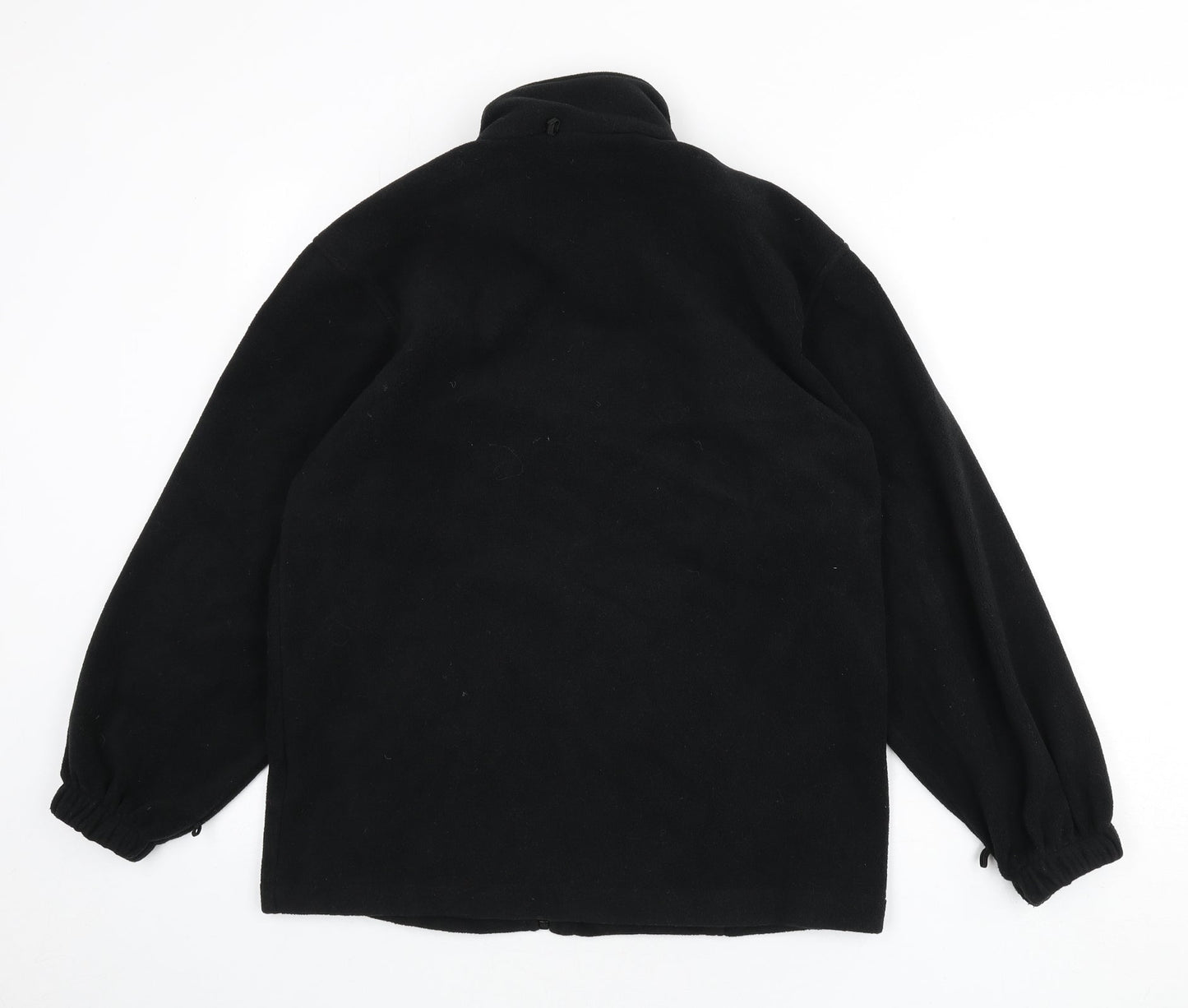 Blue Max Womens Black Jacket Size 6 Zip