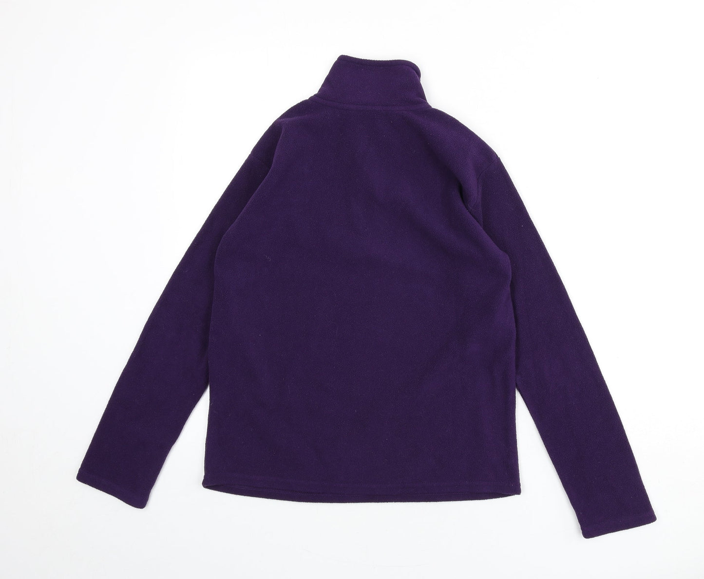 Freedom Trail Womens Purple Polyester Pullover Sweatshirt Size 4 Zip