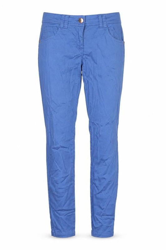 Next Womens Blue Cotton Jegging Jeans Size 10 L30 in Regular Zip