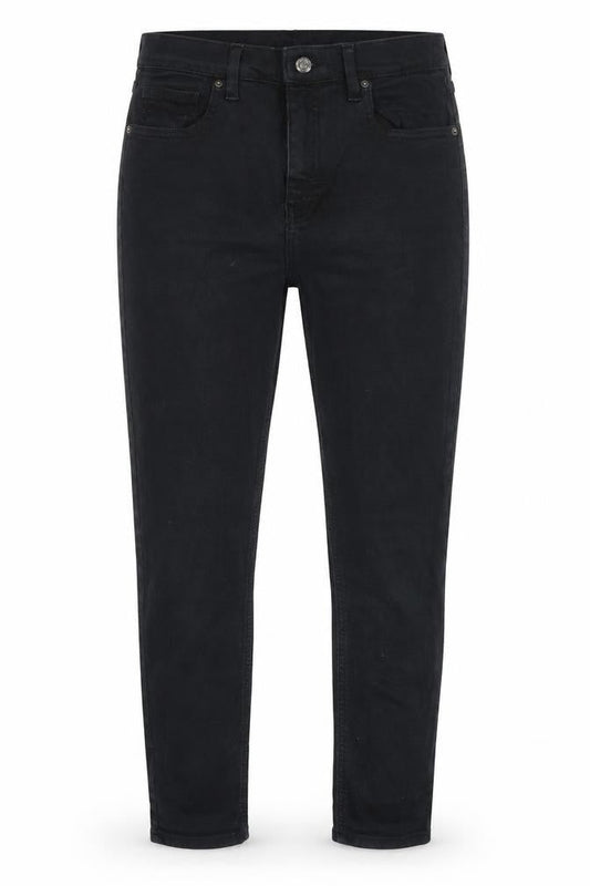 Topshop Womens Black Cotton Skinny Jeans Size 30 in L30 in Regular Zip