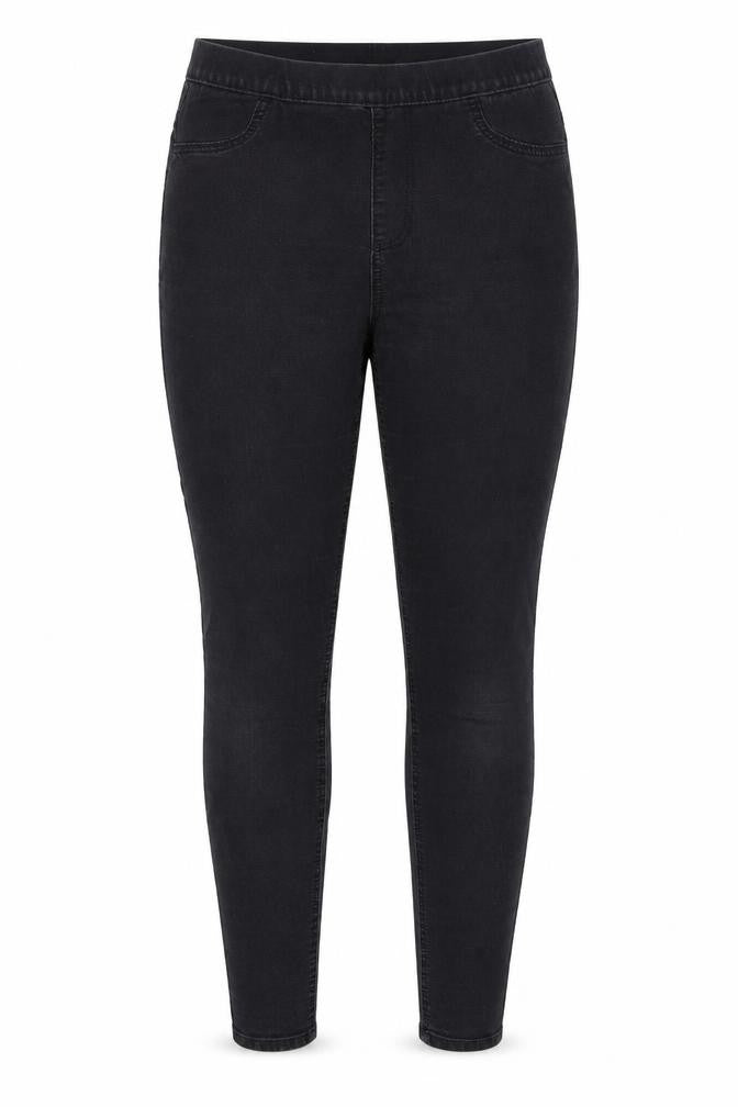 Marks & Spencer Womens Grey Cotton Jegging Jeans Size 12 L28 in Regular