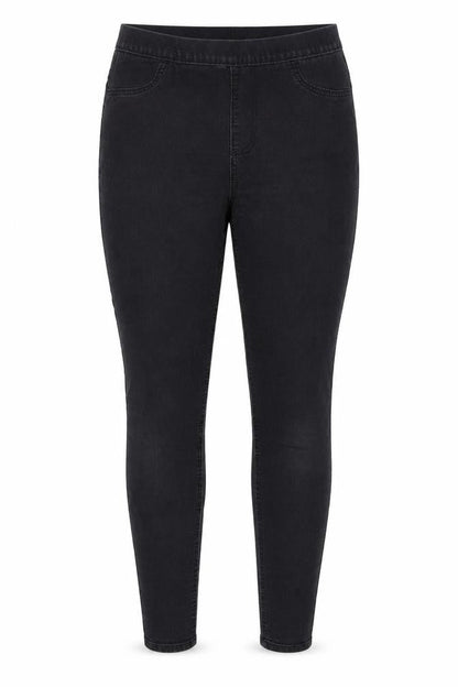 Marks & Spencer Womens Grey Cotton Jegging Jeans Size 12 L28 in Regular