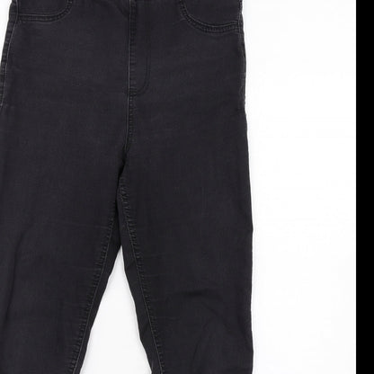 Marks & Spencer Womens Grey Cotton Jegging Jeans Size 12 L28 in Regular