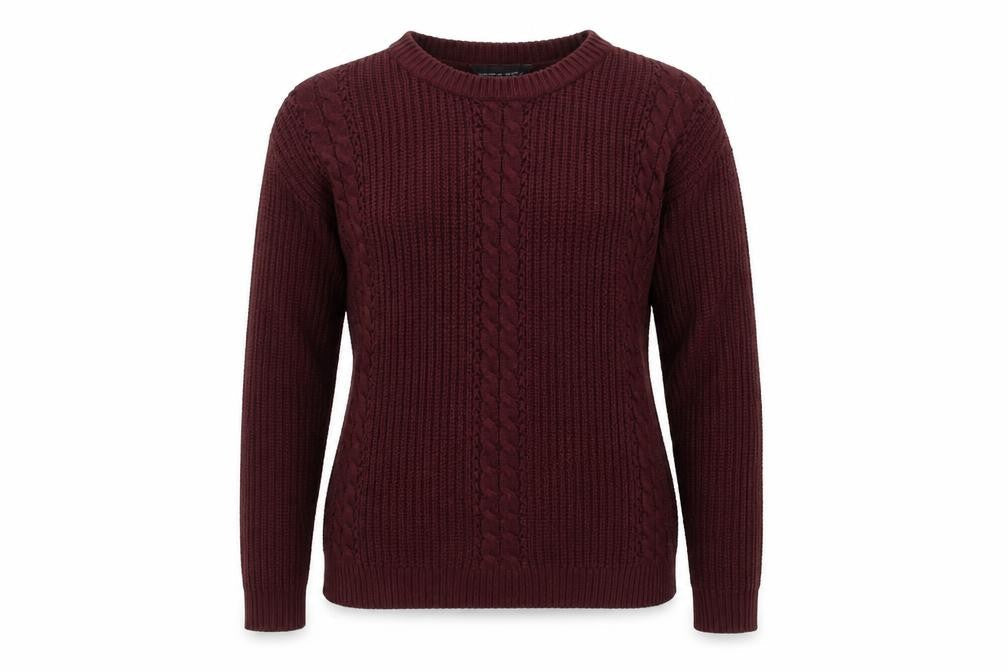 Dorothy Perkins Womens Purple Crew Neck Acrylic Pullover Jumper Size 8