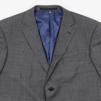 Marks & Spencer Mens Grey Wool Jacket Suit Jacket Size 42 Regular
