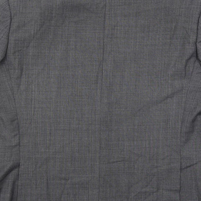 Marks & Spencer Mens Grey Wool Jacket Suit Jacket Size 42 Regular