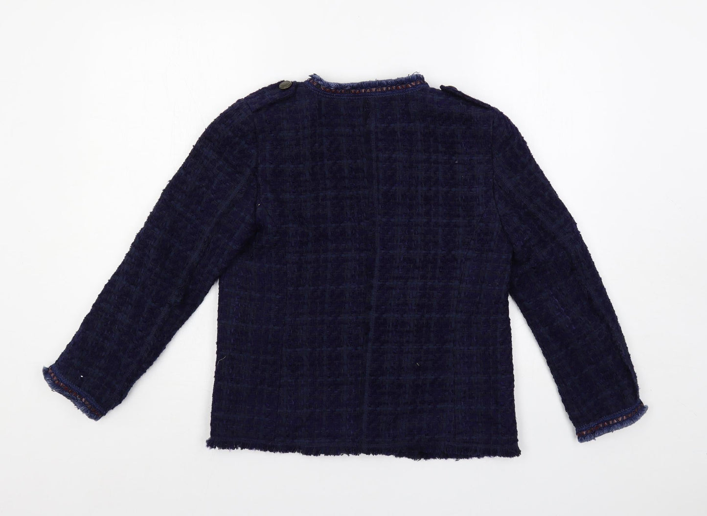 NEXT Womens Blue Jacket Blazer Size 10 - Open