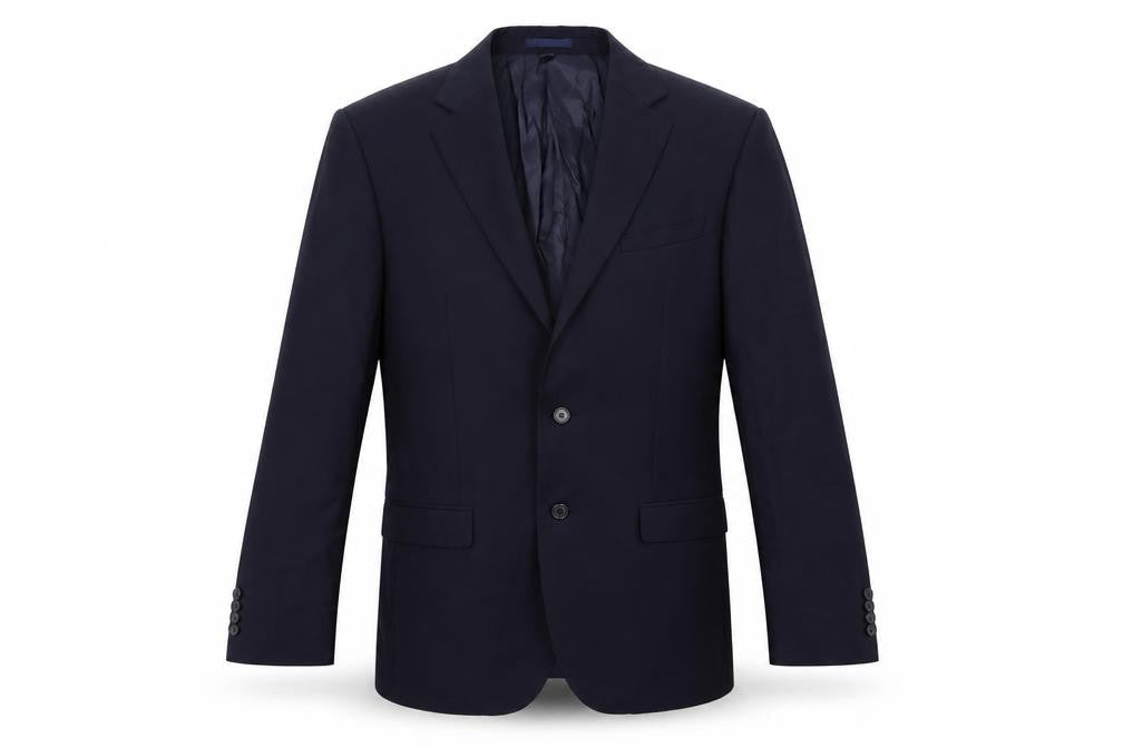 Marks & Spencer Mens Blue Wool Jacket Suit Jacket Size 40 Regular