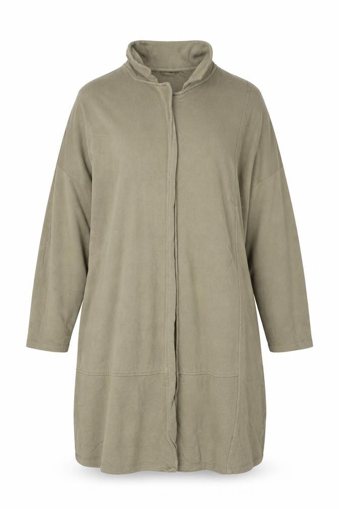 ASOS Womens Green Collared Cotton Cape Jumper Size S