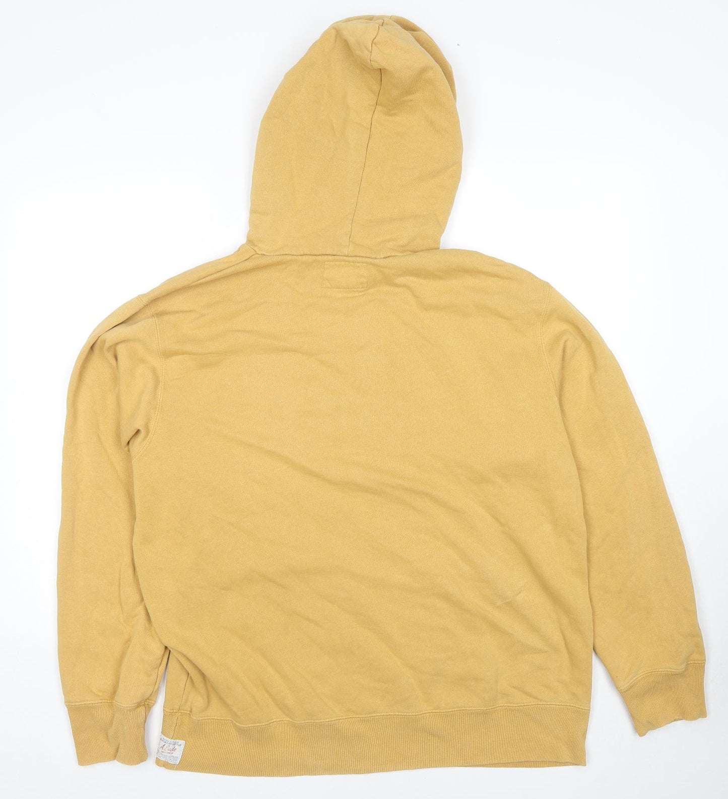 American Eagle Outfitters Mens Yellow Cotton Pullover Sweatshirt Size M - Logo