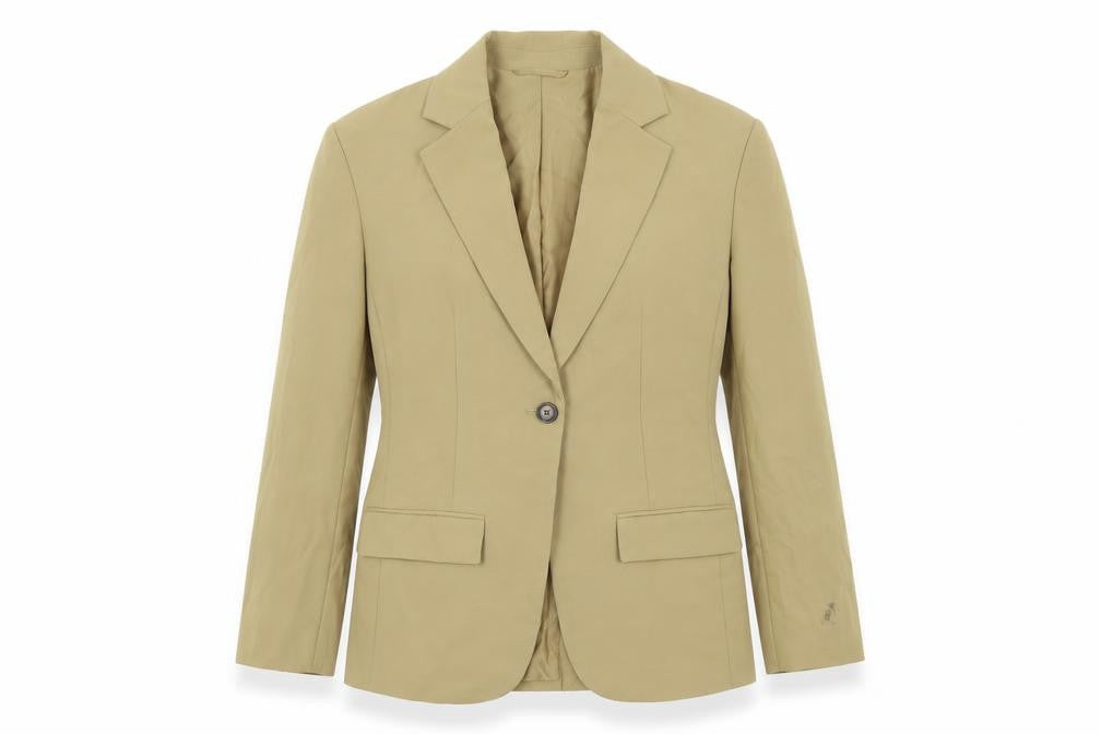 Marks & Spencer Womens Beige Jacket Blazer Size 8 Button