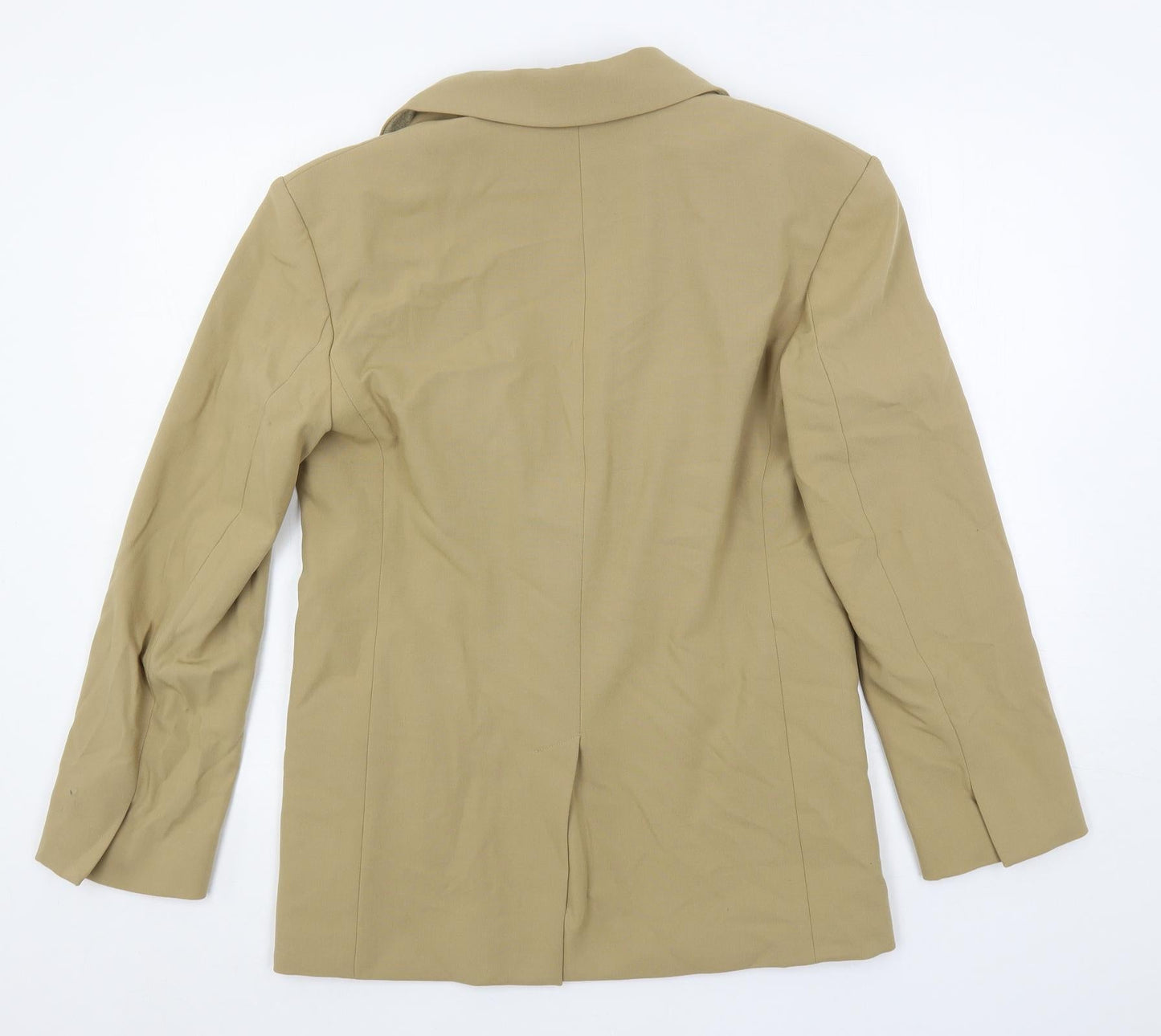 Marks and Spencer Womens Beige Jacket Blazer Size 8 Button