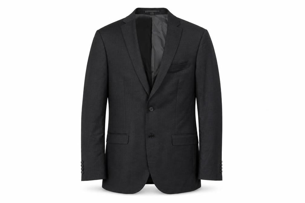 Marks & Spencer Mens Grey Polyester Jacket Suit Jacket Size 42 Regular