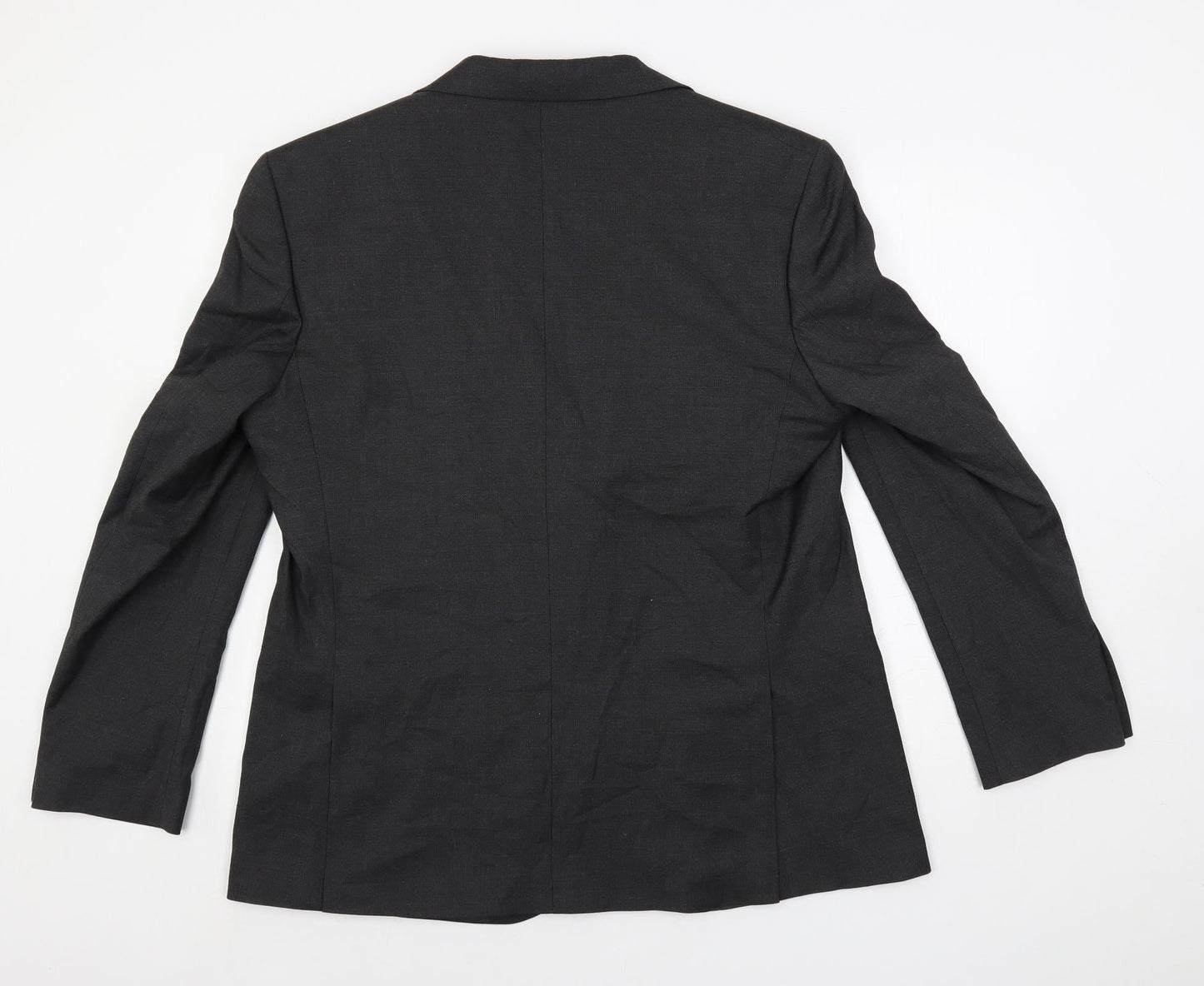 Marks and Spencer Mens Grey Polyester Jacket Suit Jacket Size 44 Regular
