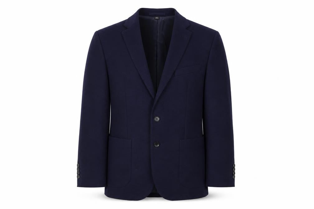 Marks & Spencer Mens Blue Polyester Jacket Suit Jacket Size 40 Regular