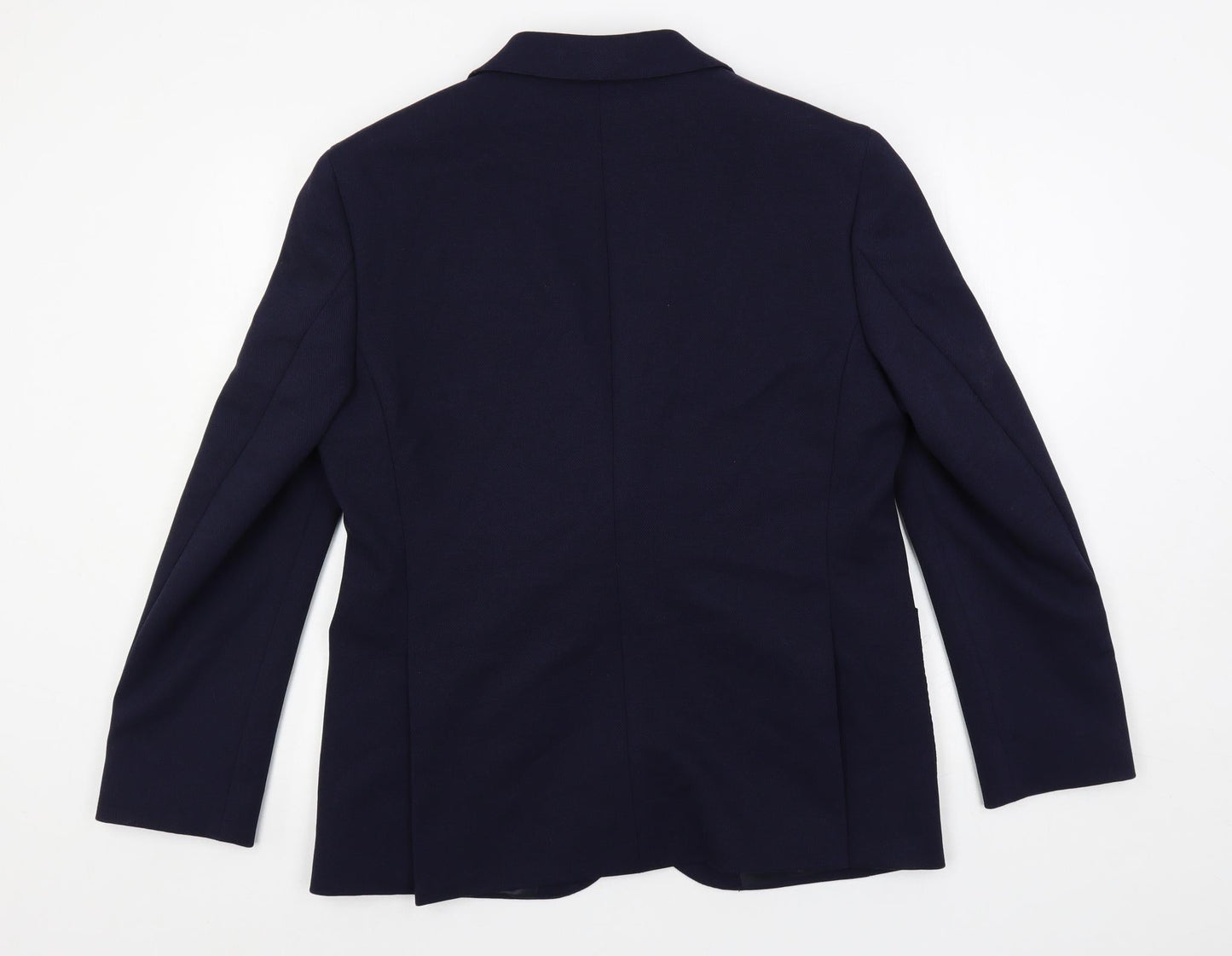 Marks and Spencer Mens Blue Polyester Jacket Suit Jacket Size 40 Regular