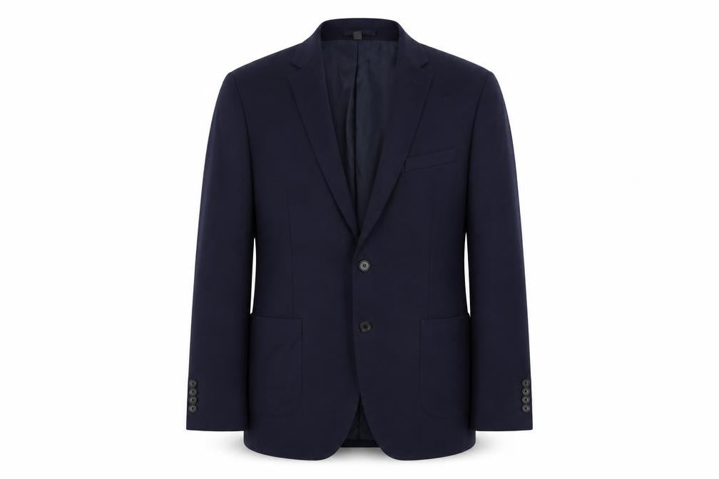 Marks & Spencer Mens Blue Polyamide Jacket Blazer Size 44 Regular