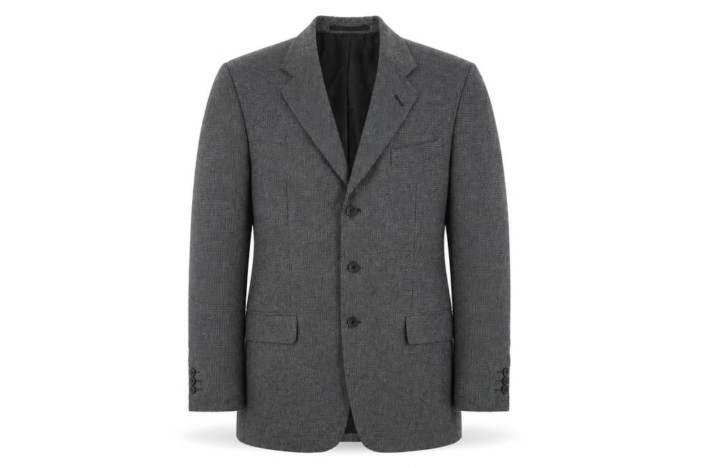 Canda Mens Grey Polyester Jacket Blazer Size 40 Regular