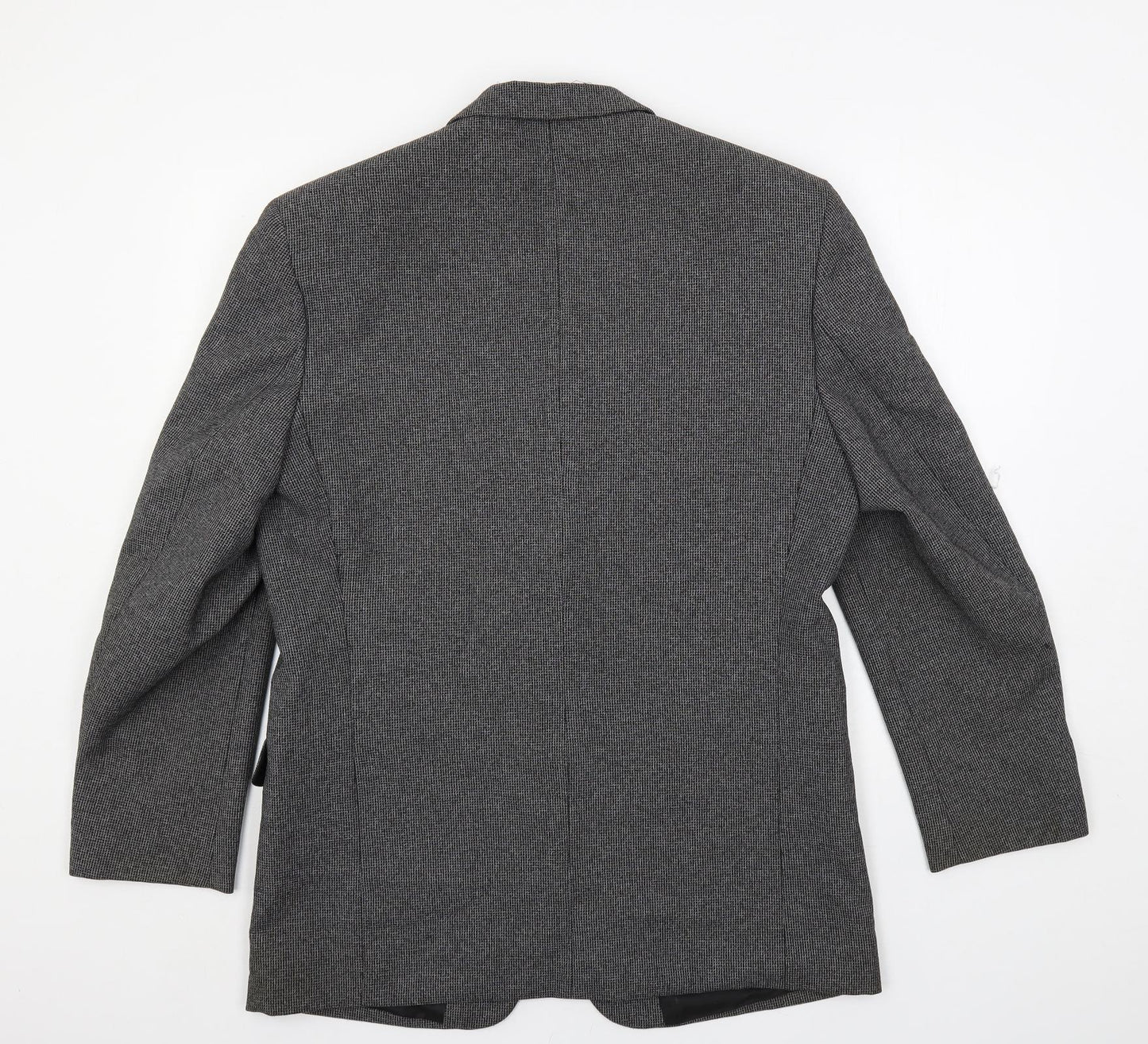 Canda Mens Grey Polyester Jacket Blazer Size 40 Regular