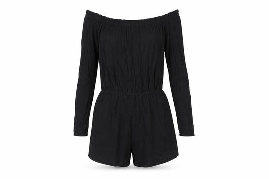 Suite Benedict Womens Black Vinyl Playsuit One-Piece Size XS - Keyhole