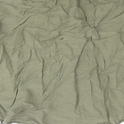 Zara Womens Green Polyester Basic Blouse Size L Henley