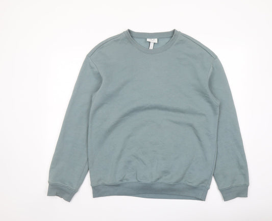H&M Boys Green Cotton Pullover Sweatshirt Size S Pullover