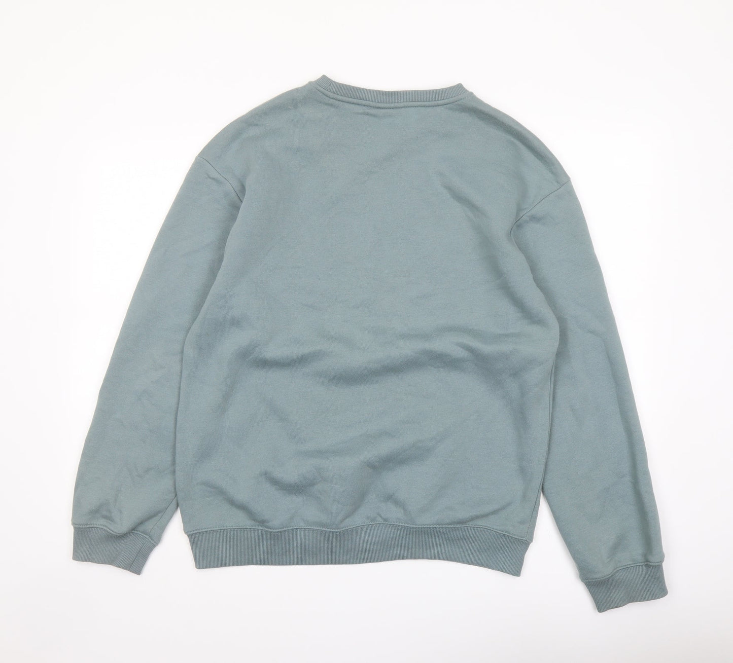 H&M Boys Green Cotton Pullover Sweatshirt Size S Pullover