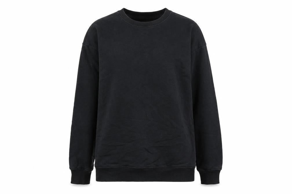 ASOS Womens Black 100% Cotton Pullover Sweatshirt Size 6 Pullover