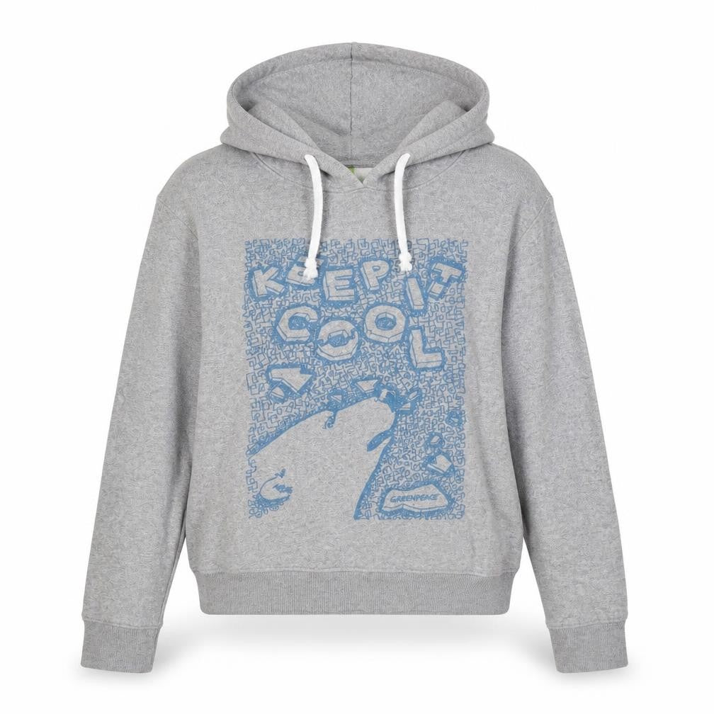 Teemill Womens Grey Cotton Pullover Hoodie Size S Pullover - Keep It Cool