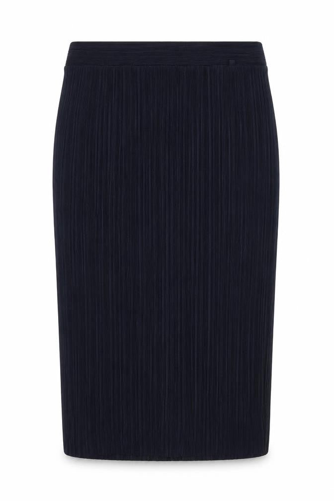 Per Una Womens Blue Polyester Bandage Skirt Size 12