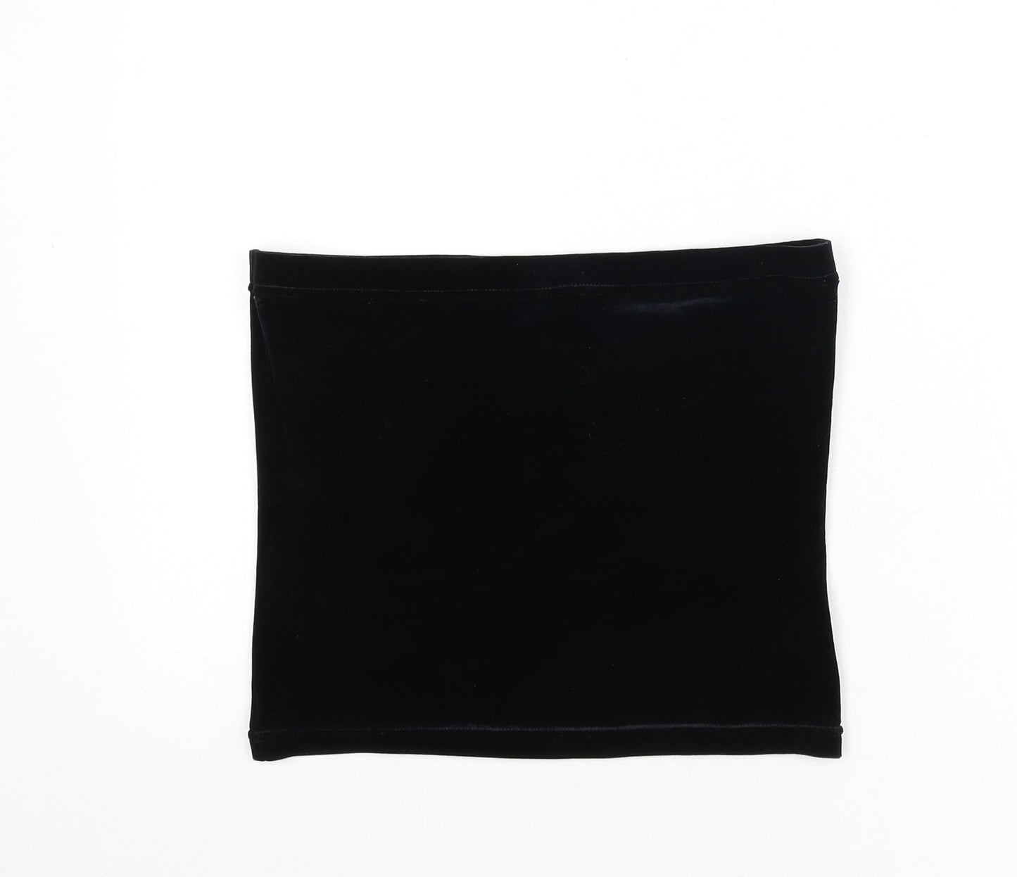 Principles Womens Black Polyester Cropped Tank Size 12 Off the Shoulder - Bandeau Top