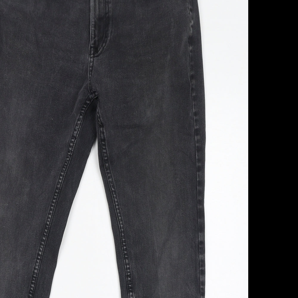 NEXT Mens Grey Cotton Skinny Jeans Size 32 in L31 in Regular Zip