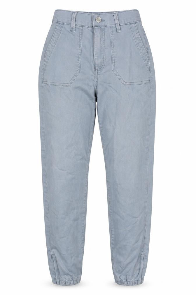 Marks & Spencer Womens Blue Cotton Mom Jeans Size 6 L27 in Regular Zip