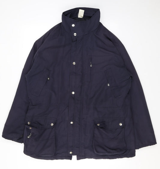 Modern Classics Mens Blue Jacket Size L Zip