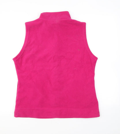 EWM Womens Pink Gilet Jacket Size M Zip