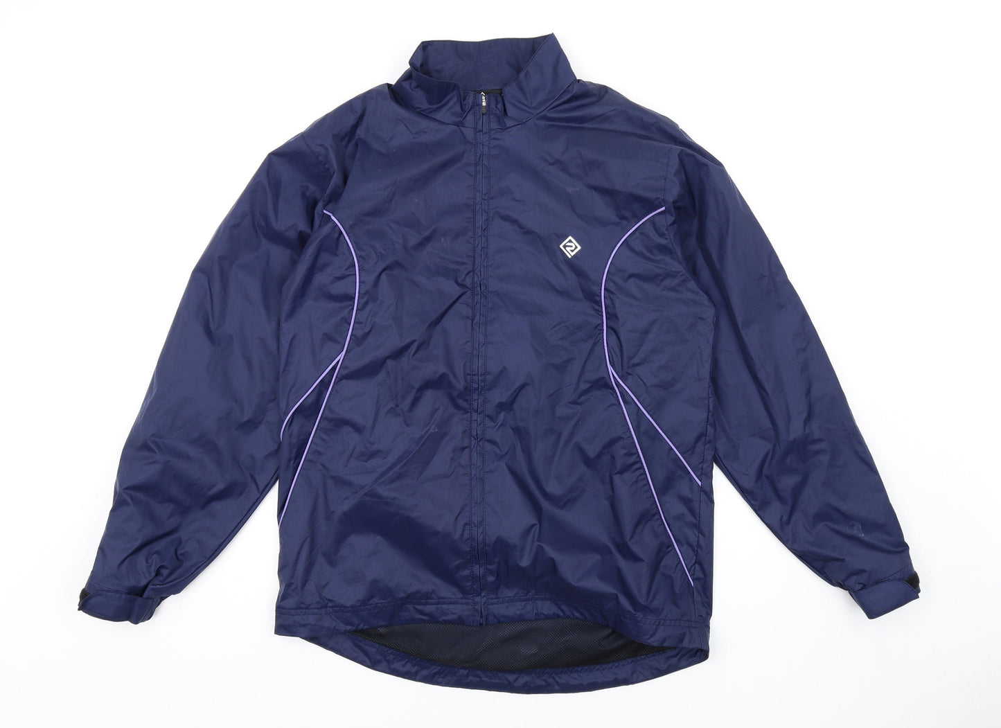 Ronhill Womens Blue Rain Coat Coat Size 12 Zip