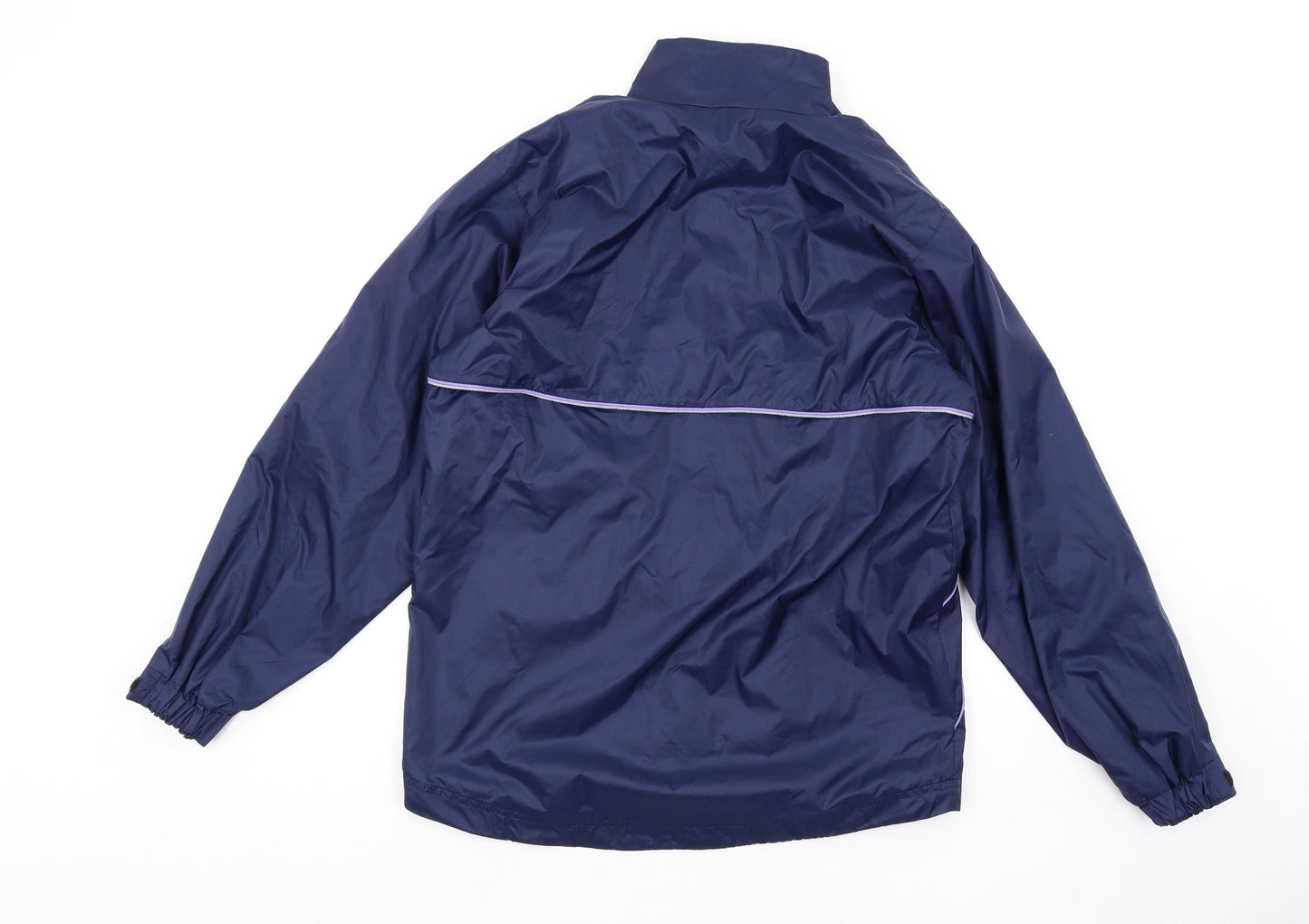 Ronhill Womens Blue Rain Coat Coat Size 12 Zip