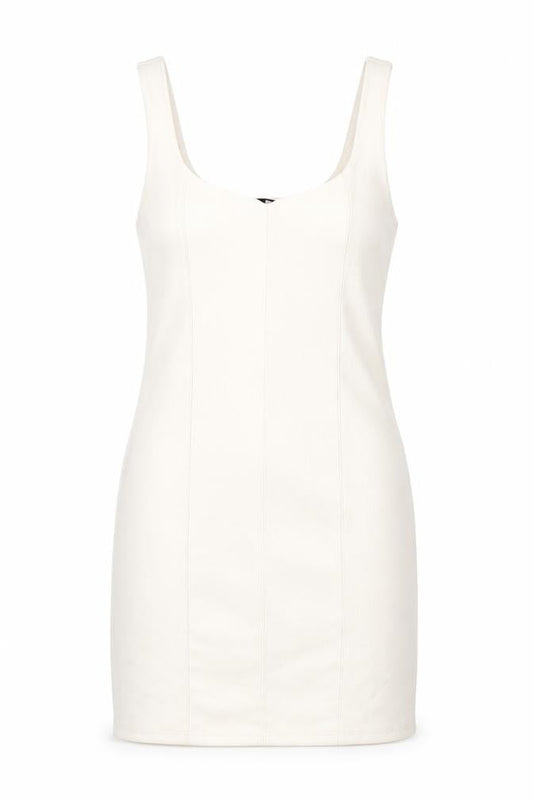 Stradivarius Womens Ivory Polyester Bodycon Size M Sweetheart Pullover
