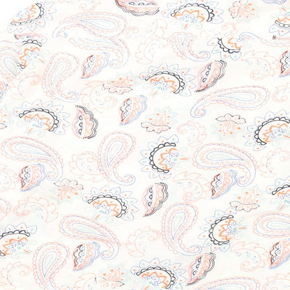 Exhibit Womens Multicoloured Paisley Polyester Basic Button-Up Size 12 Collared